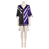 Game Tekken 8 (2024) Reina Black Coat Cosplay Costume Outfits Halloween Carnival Suit